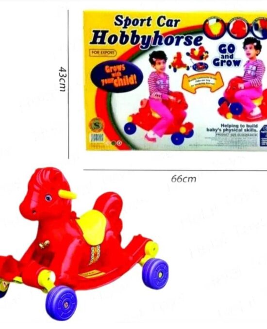 اسب دو کاره الاکلنگی و چرخدار شاپرک