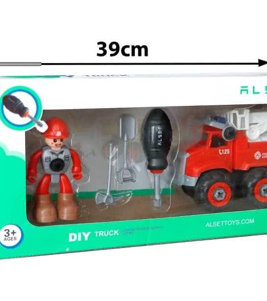 ماشین تک جعبه آتش نشانی سازوباز با آدمک کیوان تویز در 4 مدل