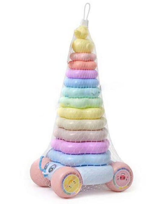 حلقه هوش چرخ دار پاستیلی سوپر شادوک تک توی