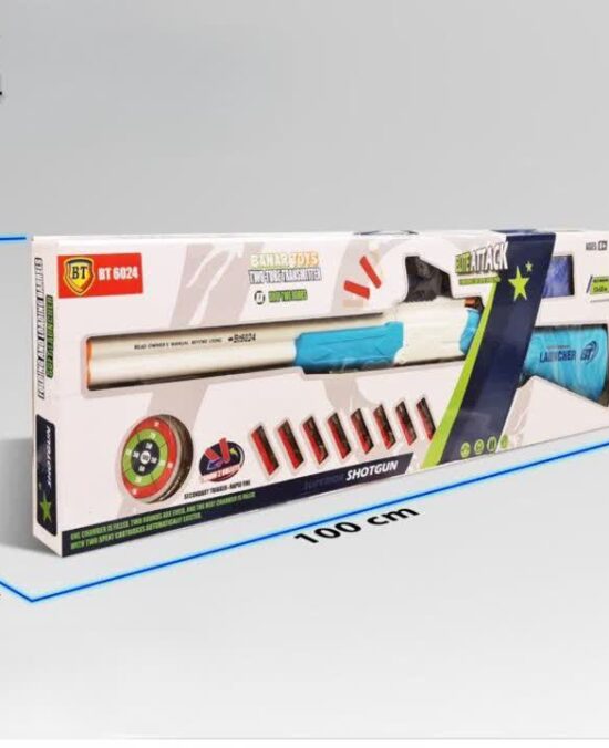 تفنگ دوربین دار  سایز بزرگ پوکه پران BT-6024 طول 1 متر