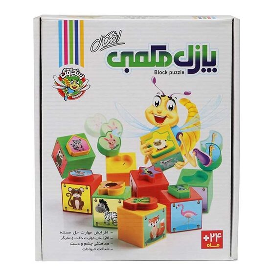 پازل مکعبی اشکال برند سنجاقک