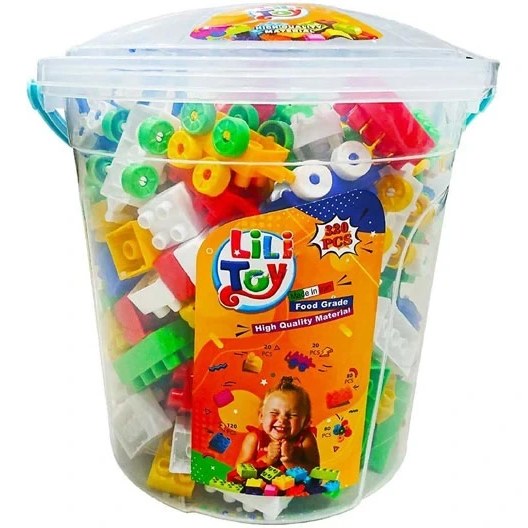 لگو سطلی 320 قطعه لی لی توی